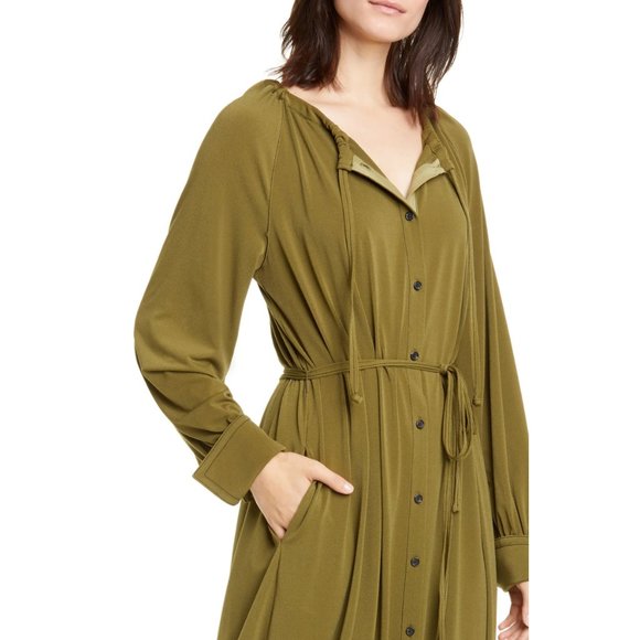 NWT Proenza Schouler White Label matte jersey midi dress - Picture 4 of 10